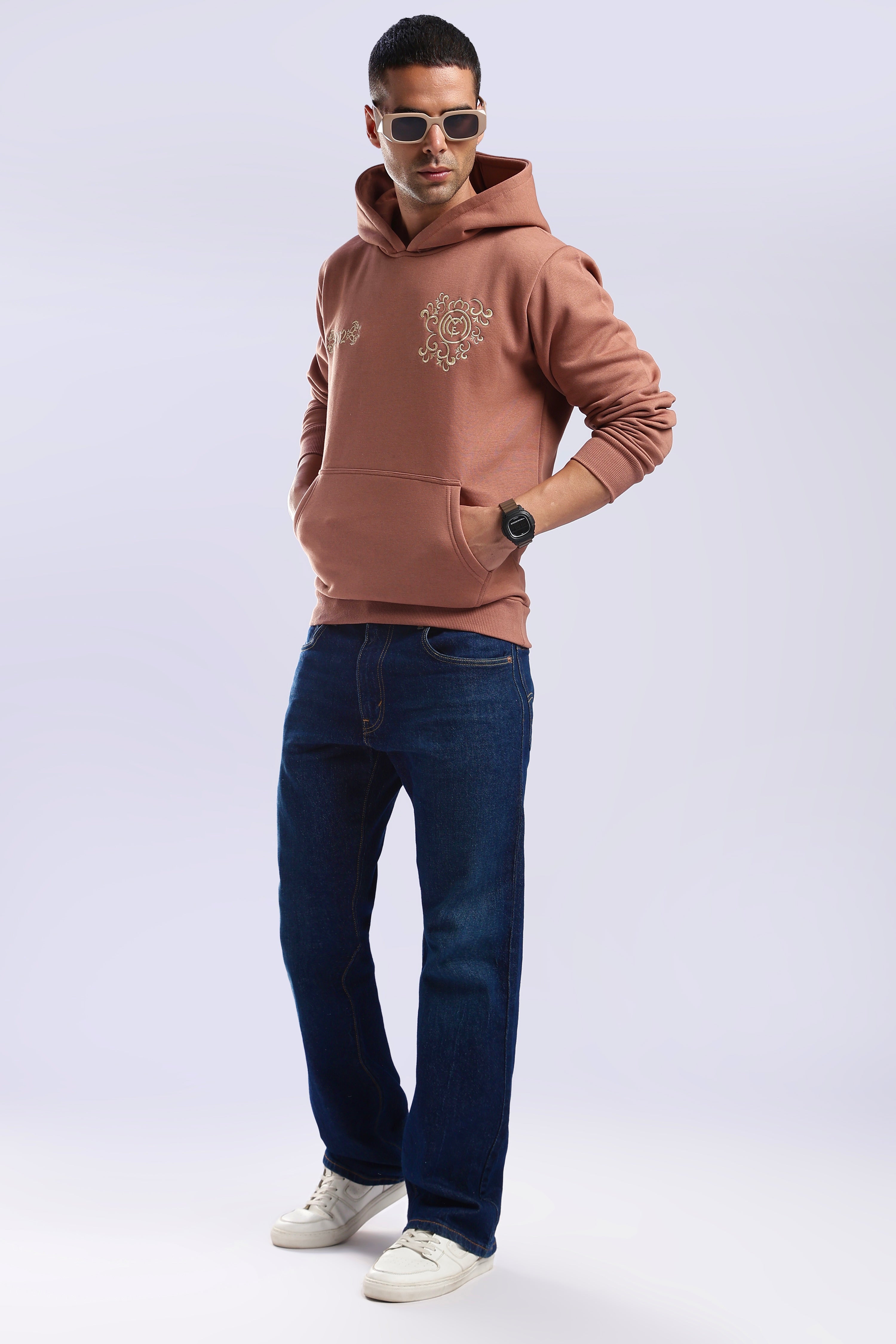 Madrid Crest Oversized Hoodie