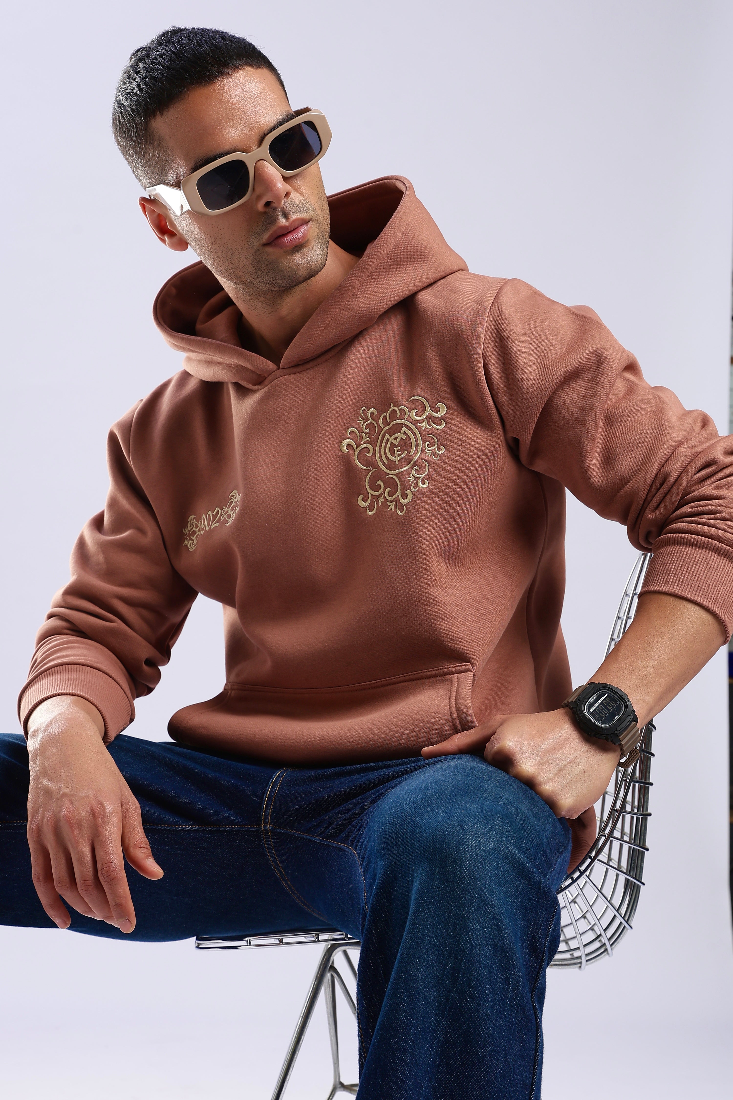 Madrid Crest Oversized Hoodie