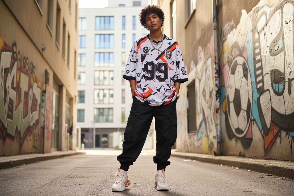 Make it streetwear with a model